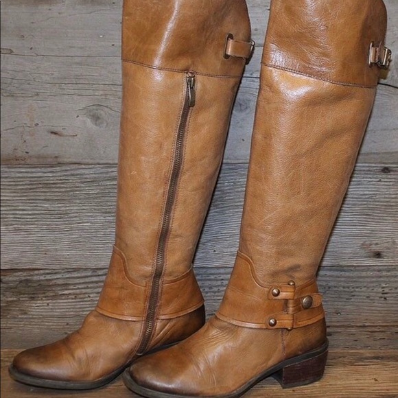 Vince Camuto Shoes - Vince Camuto Brooklee Leather Riding Boots